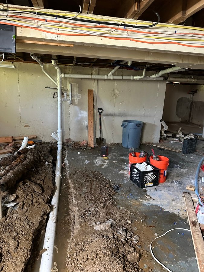 Sump pump installation